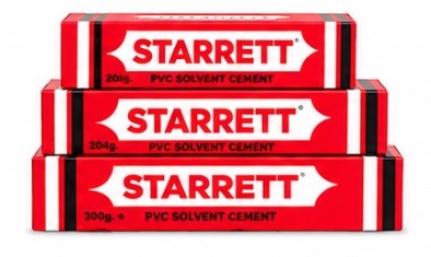 Starrett PVC Solvent Cement - Tubes Pack
